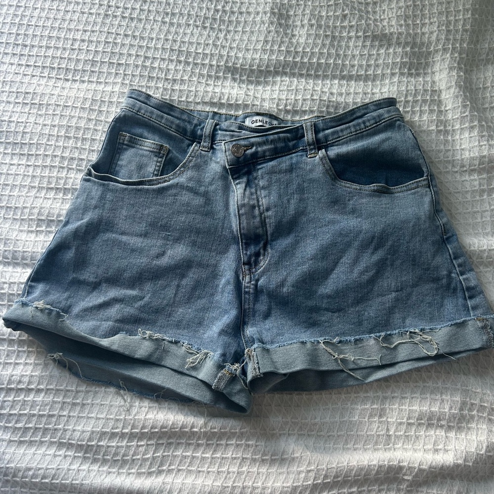Glenleck Light Blue Jean Shorts